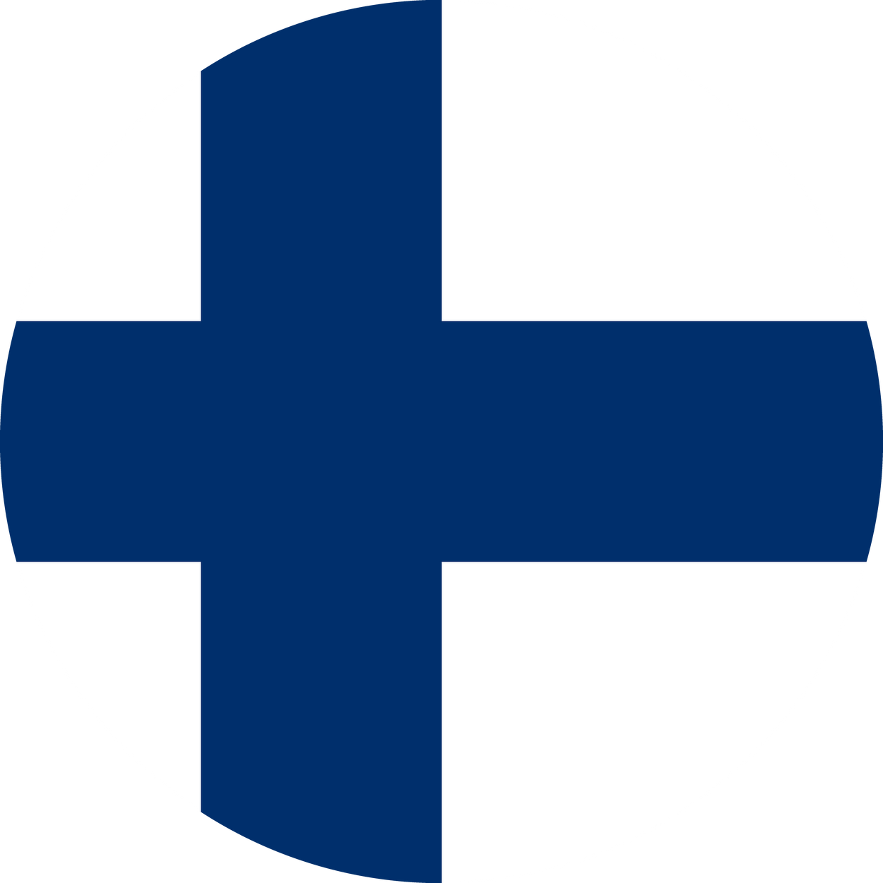Finland Flag Round Icon